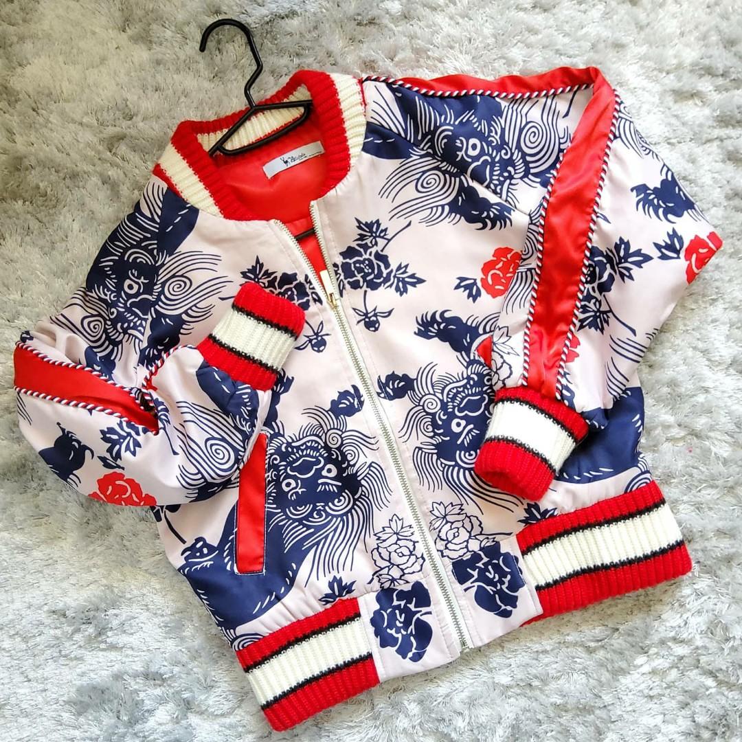 Oriental sales bomber jacket
