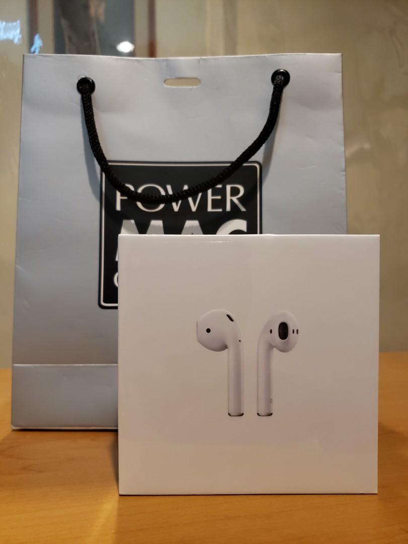 ORIGINAL AIRPODS 2 WITH WIRED CHARGING CASE (Category: Portable Audio Accessories) located in Quezon City. Submitted by engr_enrico (Listing ID 1067409320, Image 1). Description: AIRPODS 2ND GEN WITH WIRED CHARGING CASE ORIGINAL AUTHENTIC LEGIT 1 YEAR APPLE WARRANTY BRAND NEW SEALED NEVER OPENED ALSO AVAILABLE: AIRPODS PRO 11400.