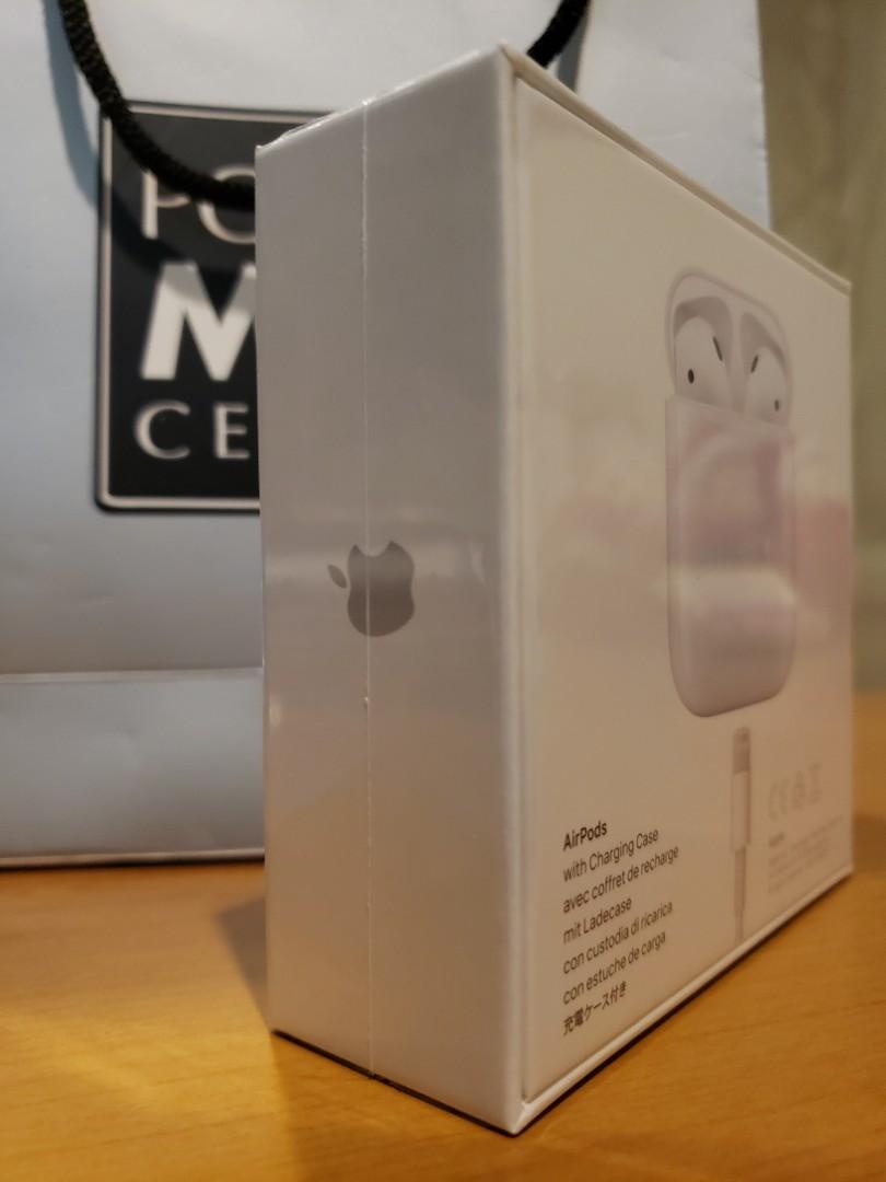ORIGINAL AIRPODS 2 WITH WIRED CHARGING CASE (Category: Portable Audio Accessories) located in Quezon City. Submitted by engr_enrico (Listing ID 1067409320, Image 3). Description: AIRPODS 2ND GEN WITH WIRED CHARGING CASE ORIGINAL AUTHENTIC LEGIT 1 YEAR APPLE WARRANTY BRAND NEW SEALED NEVER OPENED ALSO AVAILABLE: AIRPODS PRO 11400.