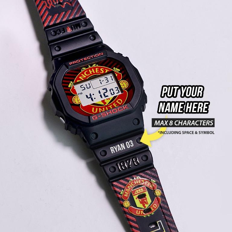 Premium Manchester United F.C. DW 5600 G Shock Watch MUFC