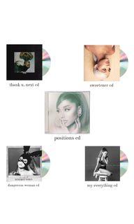 PRE-ORDER!!!! Ariana Grande's Albums / Album Bundles (EXCLUSIVE ON MY CAROUSELL SHOP)