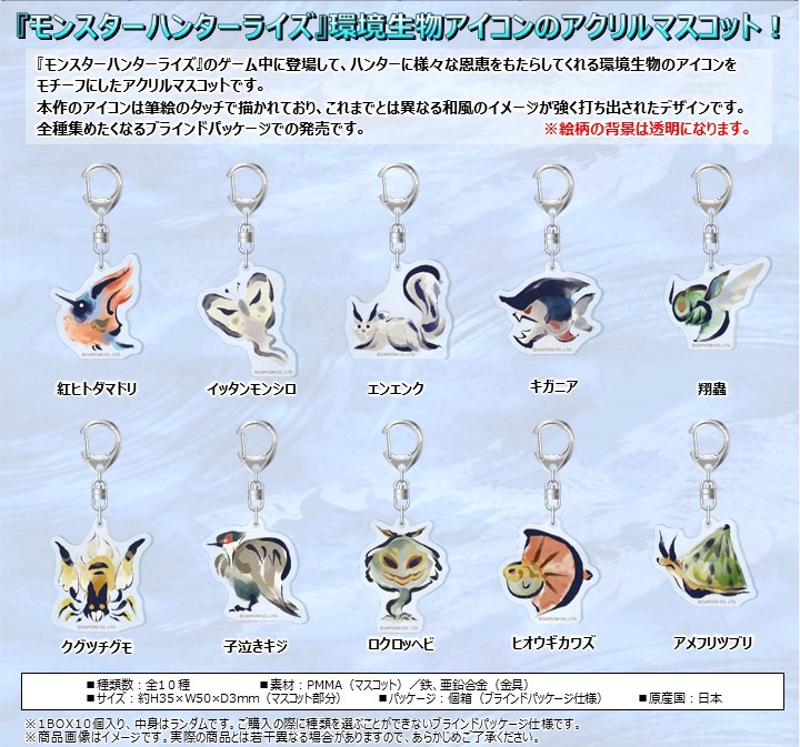 預購pre Order Monster Hunter Rise 環境生物第一彈 一套10件 玩具 遊戲類 玩具 Carousell