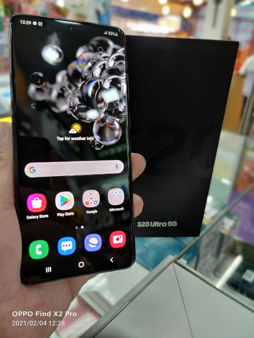 Preowned Samsung Galaxy S20 Ultra 5g Cosmic Black Mobile Phones Tablets Android Phones Samsung On Carousell