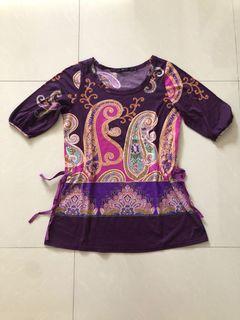 Purple Vintage Top