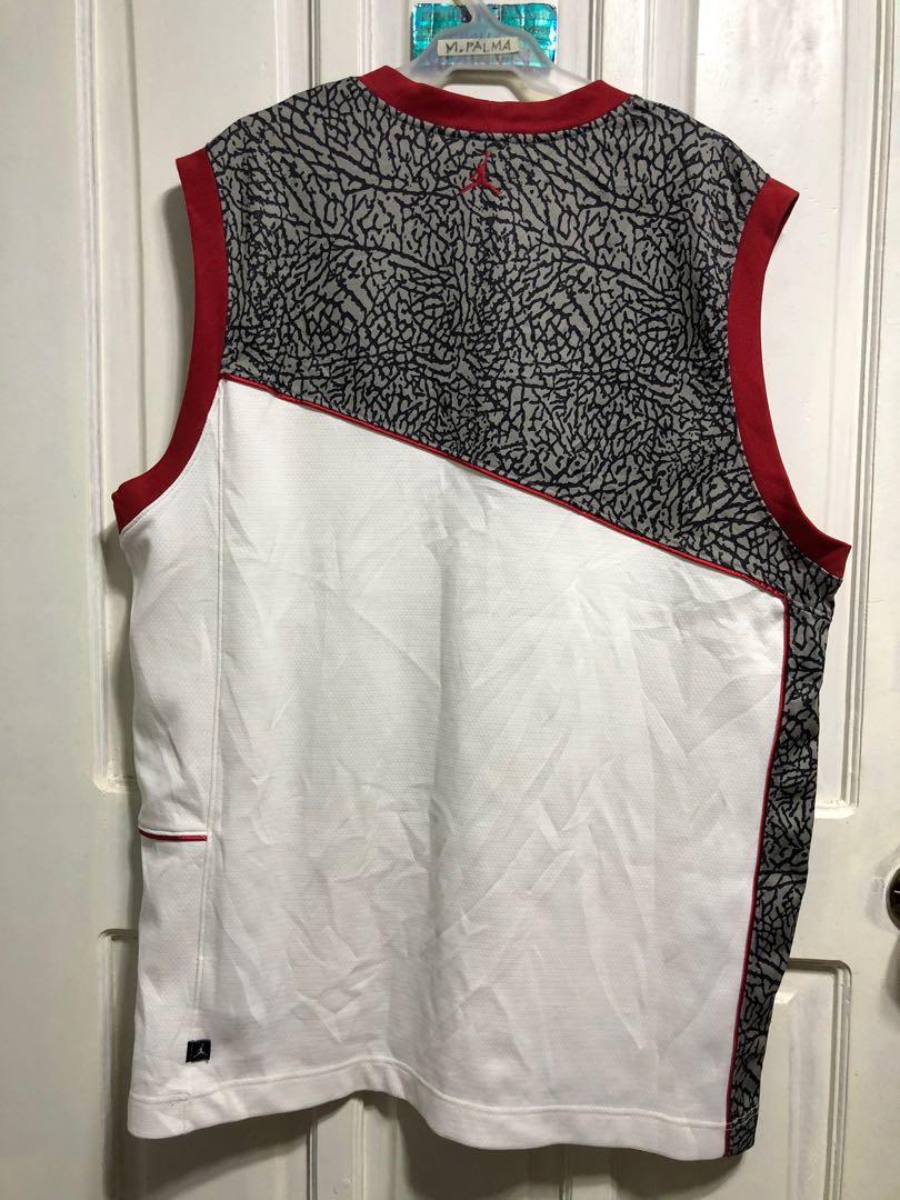 Chicago Bulls X Elephant Cement Jersey (Sublimation) XXLARGE