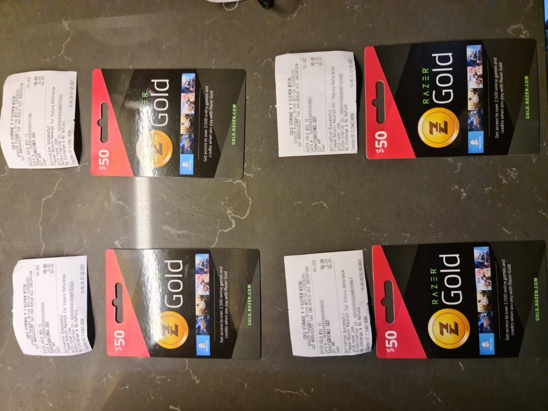 Razer Gold Cards, Tickets & Vouchers, Vouchers On Carousell