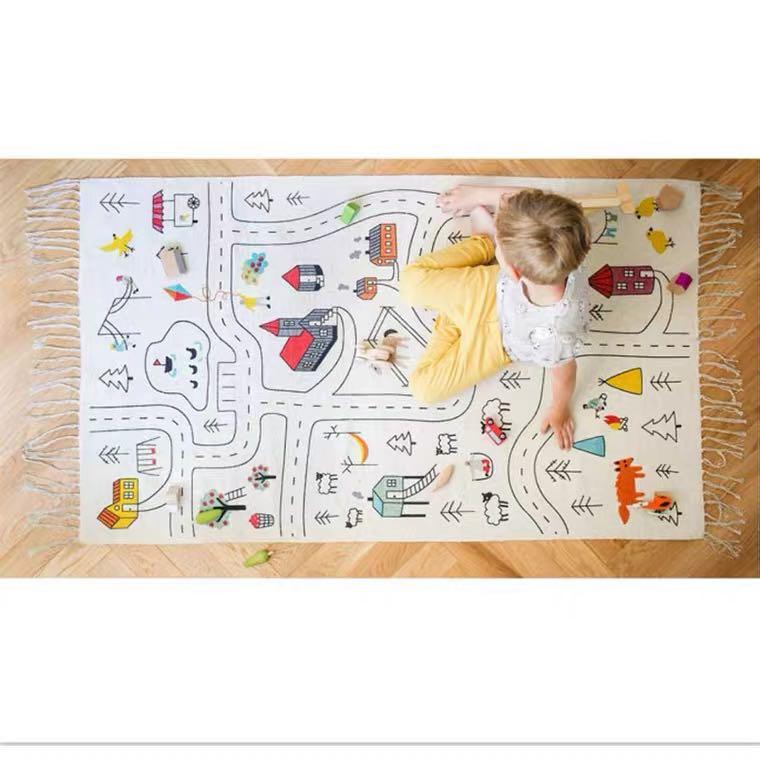 Road Map Kids Children Floor Rug, Babies & Kids, Infant Playtime on ...