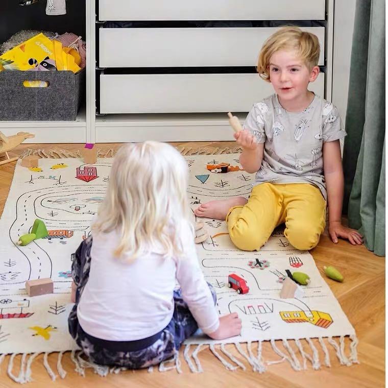 Road Map Kids Children Floor Rug, Babies & Kids, Infant Playtime on ...