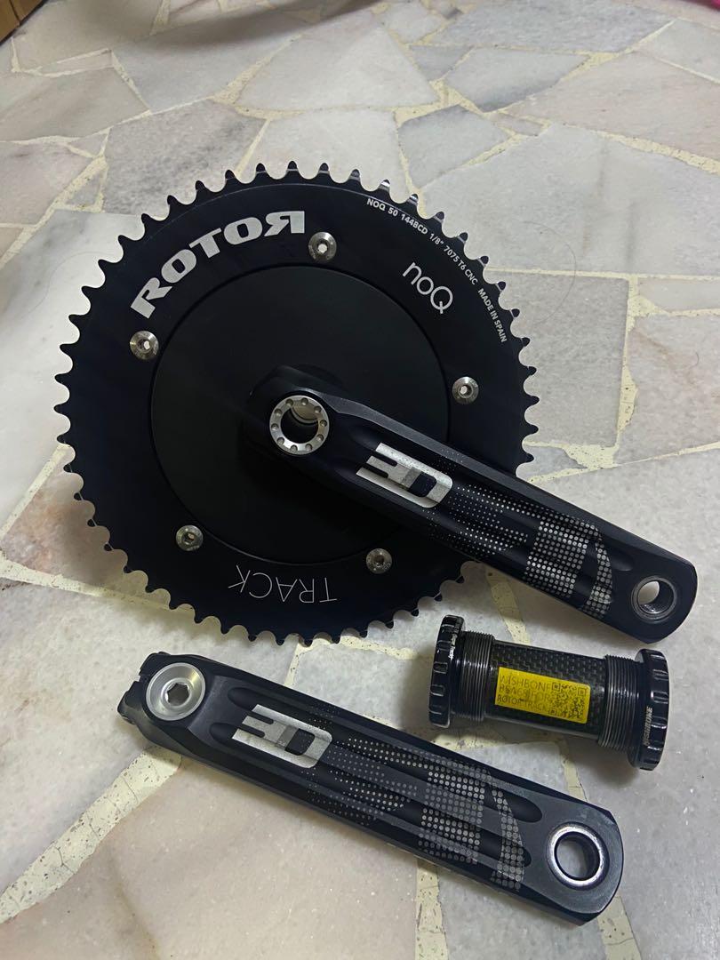 Rotor 3D24 crankset, Sports Equipment, Bicycles & Parts, Bicycles