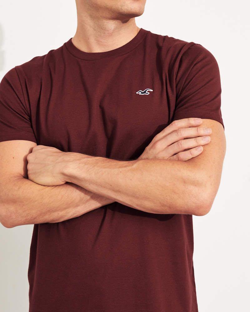 Maroon shop hollister shirt