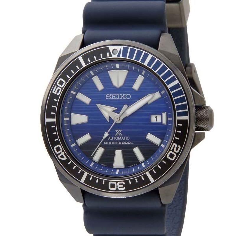 歡迎pm查詢觀塘門市SEIKO Prospex SRPD09K1 Save The Ocean Samurai 機械錶男士手錶, 男裝, 手錶及配件,  手錶- Carousell