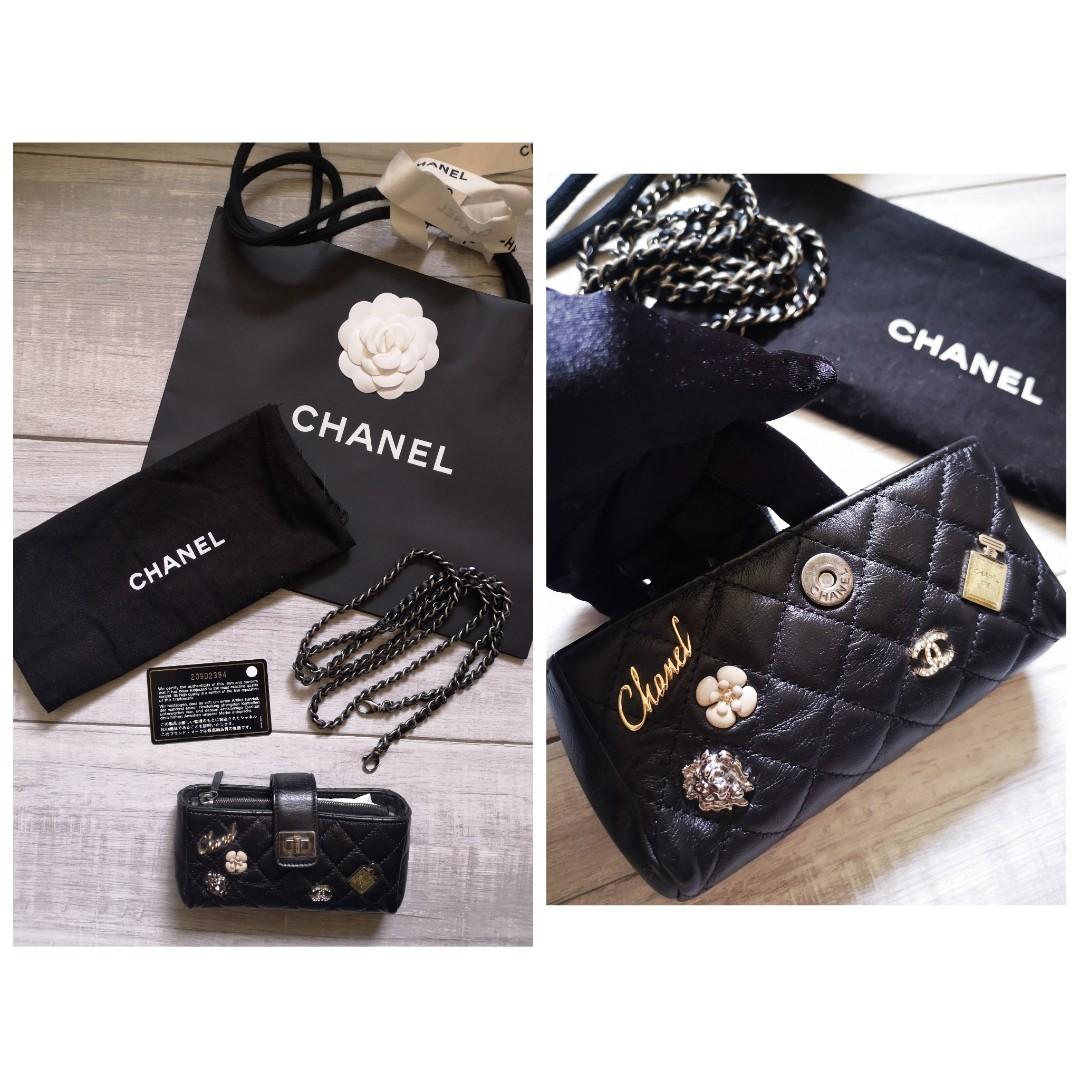 Chanel Lucky Charms Mini Phone Holder Reissue Clutch Bag