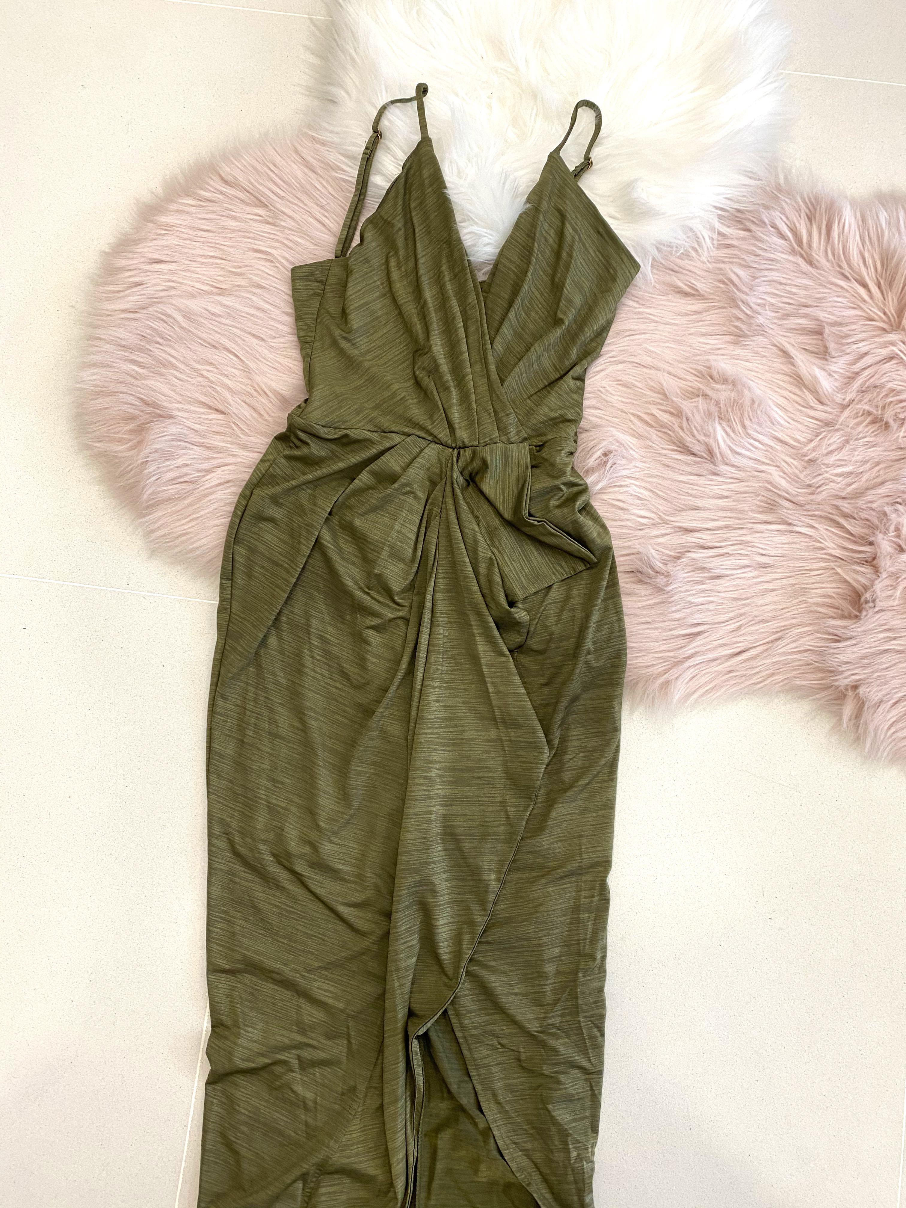 Sheike olive green dress clearance