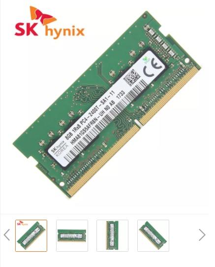 A-Tech 8GB DDR4 2400 MHz SODIMM PC4-19200 (PC4-2400T) CL17 Non-ECC Laptop  RAM Memory Module at