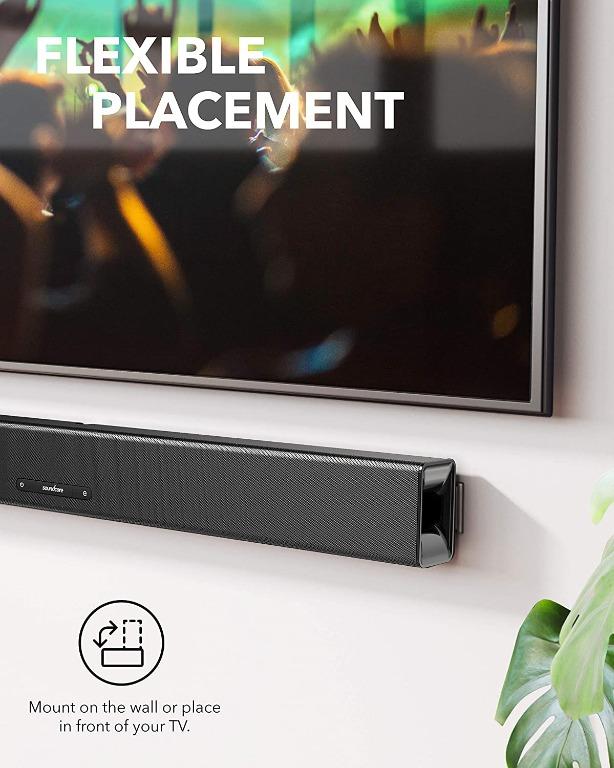 Soundcore Infini Integrated 2.1 Channel Soundbar by Anker 35 Inch