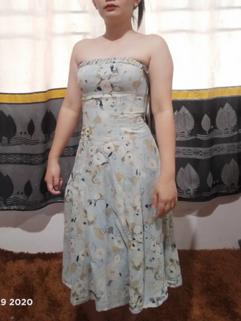 Strapless Dress Women S Fashion Clothes Dresses On Carousell