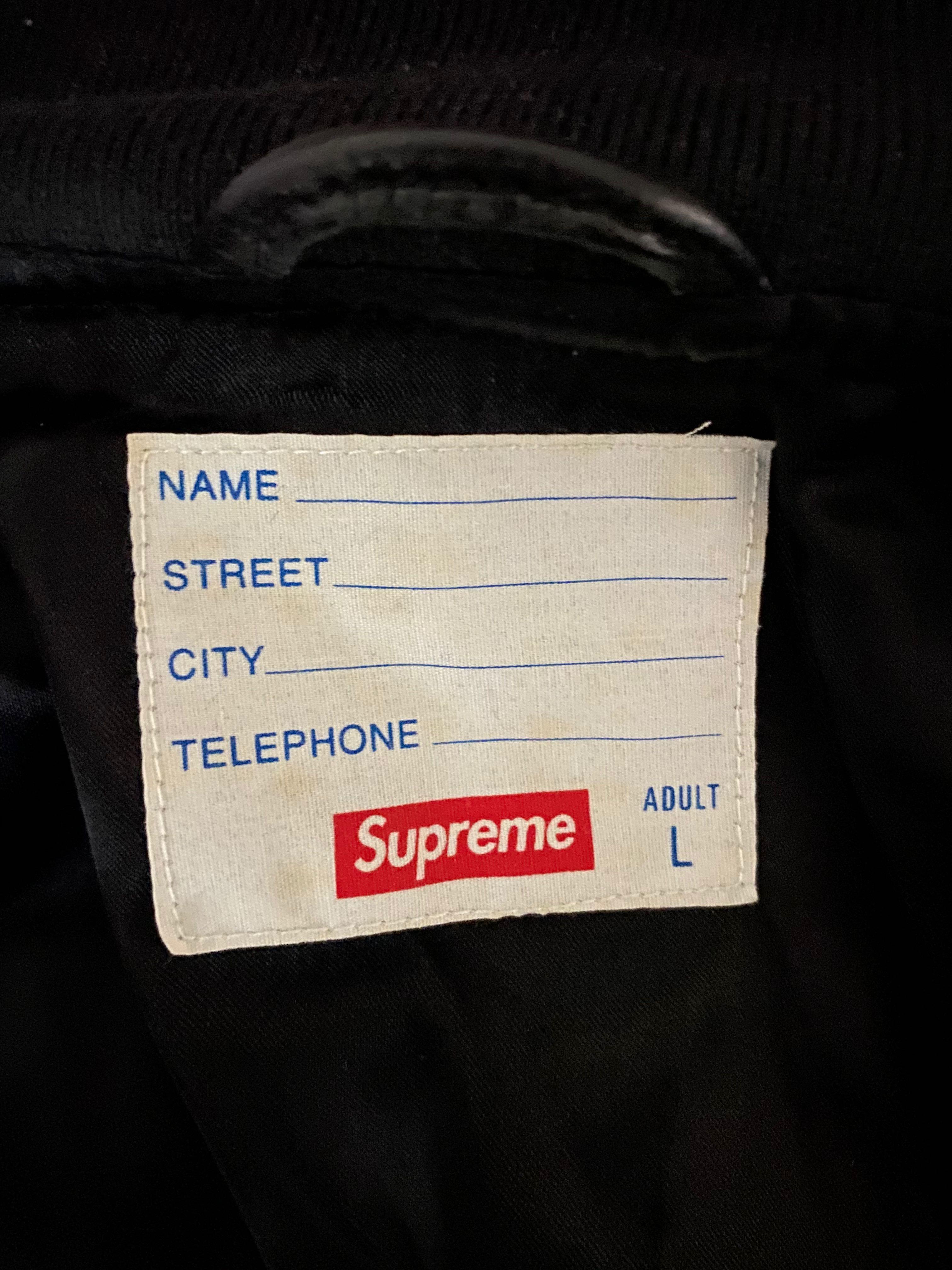 Supreme harlequin wool varsity jacket hotsell