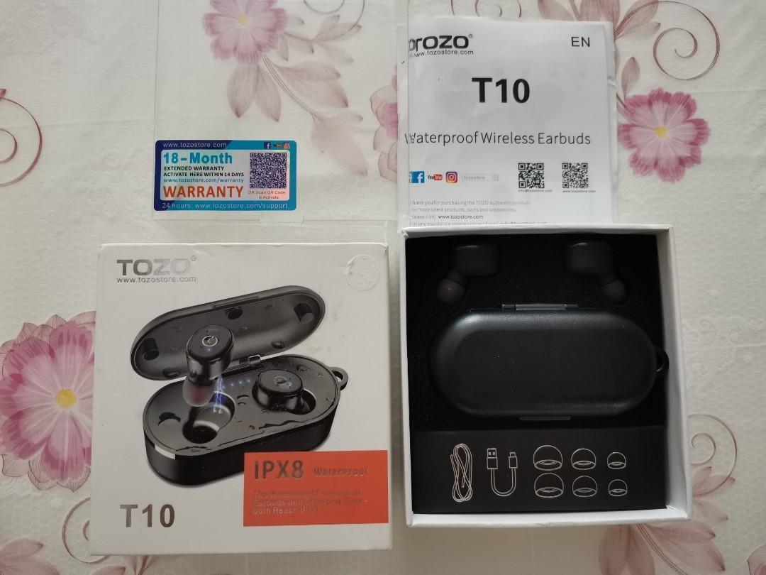 Tozo t10 2025 warranty