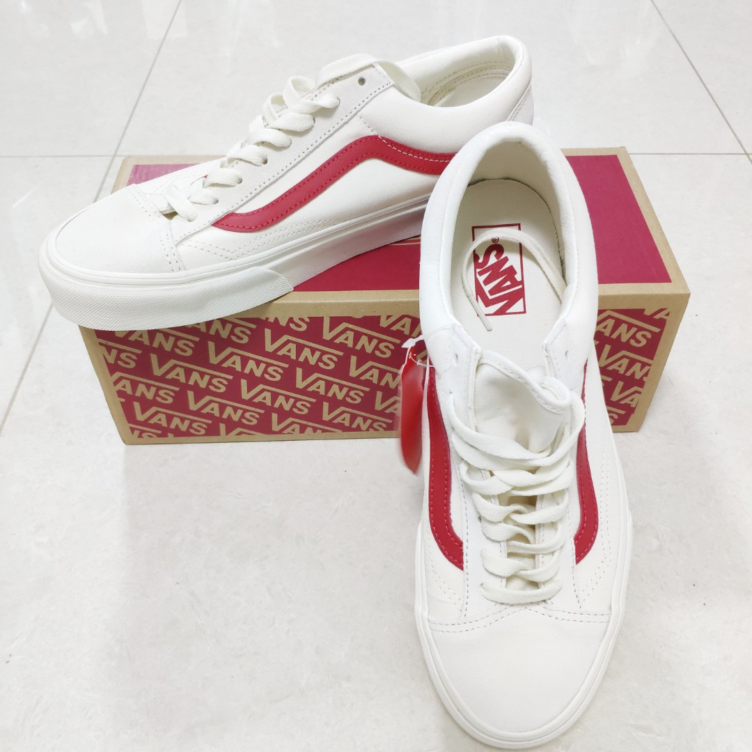 Vans Style 36 Marshmallow GD Racing Red 