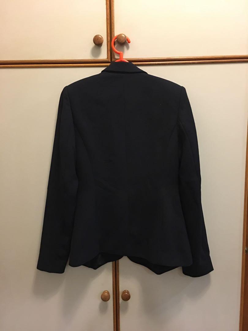 Warehouse black long sleeved blazer