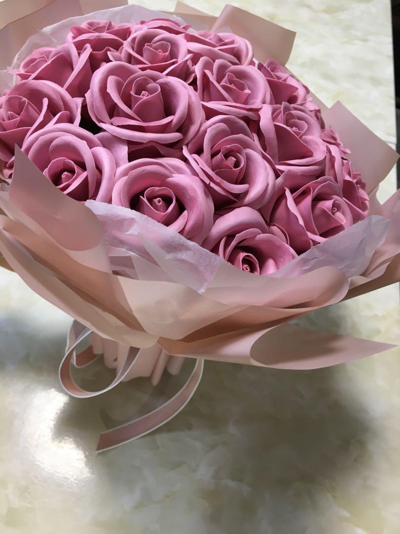 香皂花花束 19朵 手作 自家設計 手作產品 飾物 Carousell