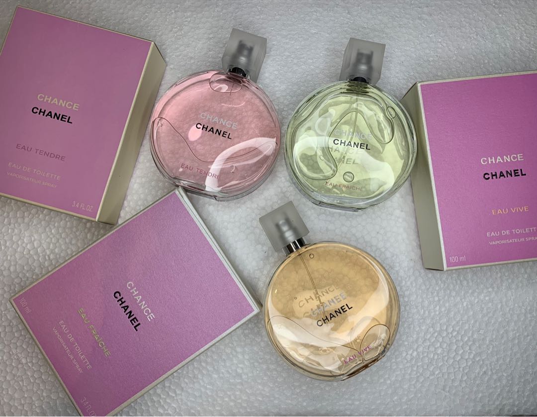 Chanel chance best sale vive vs tendre