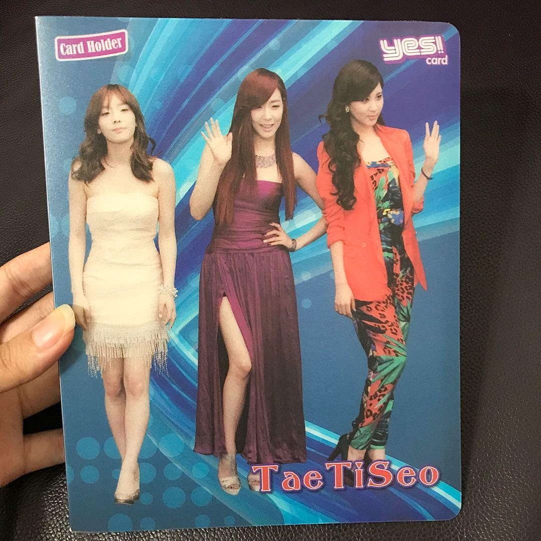 少女時代girl Generation Tts Taetiseo Yes Card Holder 泰妍太妍tiffany 徐賢徐玄 韓流 Carousell