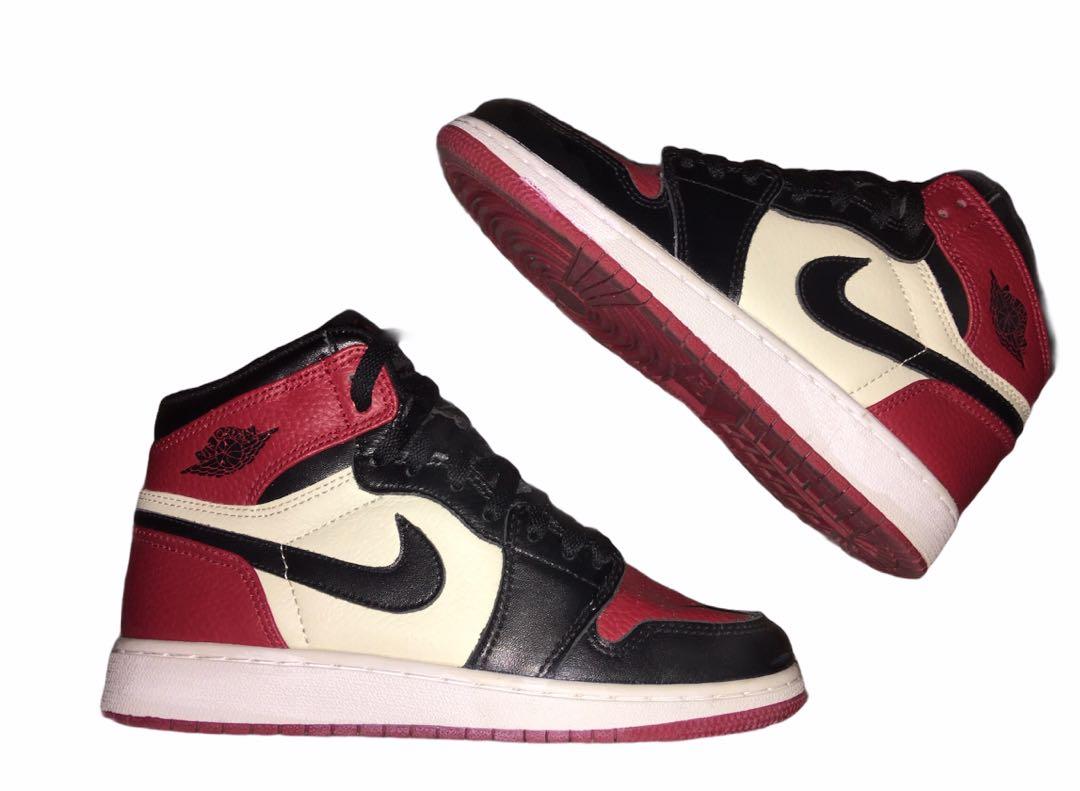 Air Jordan 1 Retro High Og “Bred Toe”, Women'S Fashion, Footwear, Sneakers  On Carousell