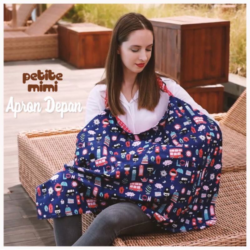 wanita kain penutup untuk menyusui dengan penyimpanan bagian untuk outdoor