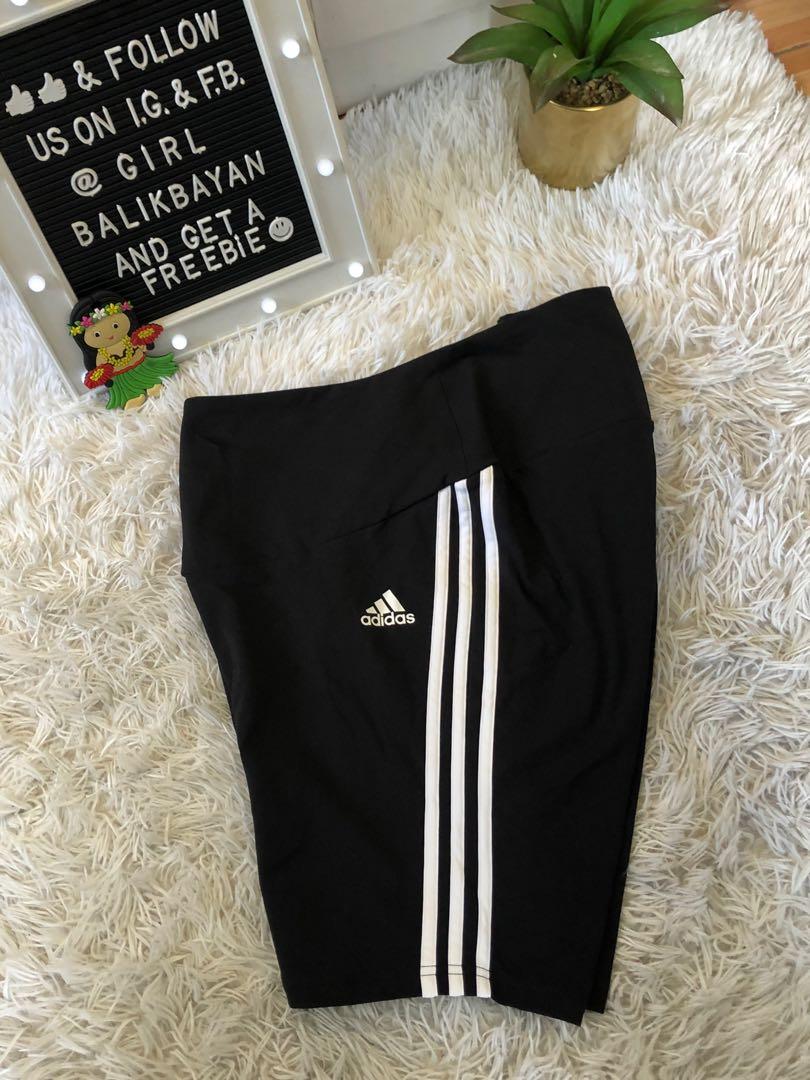 Plus size adidas biker sales shorts