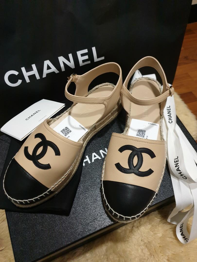 Chanel discount espadrilles slingback