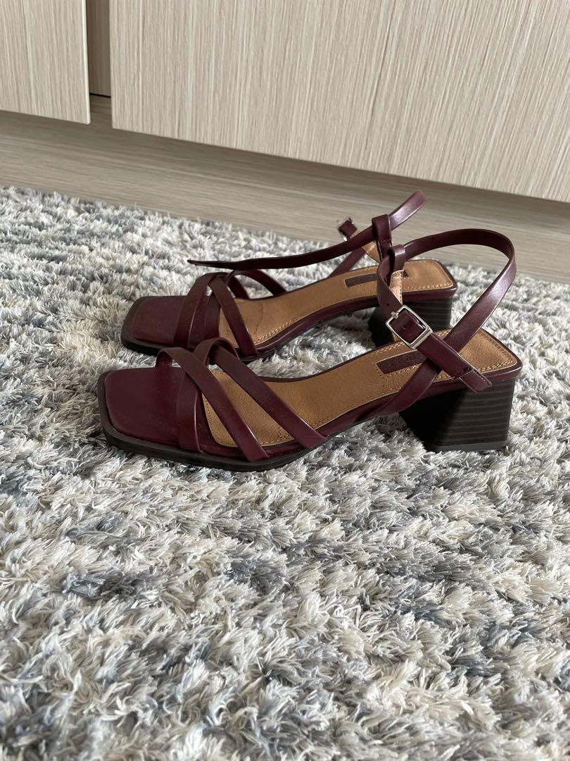 Topshop block shop heel sandals