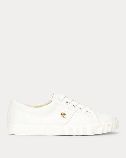BNIB Ralph Lauren Janson II Canvas Sneaker Unisex Women s
