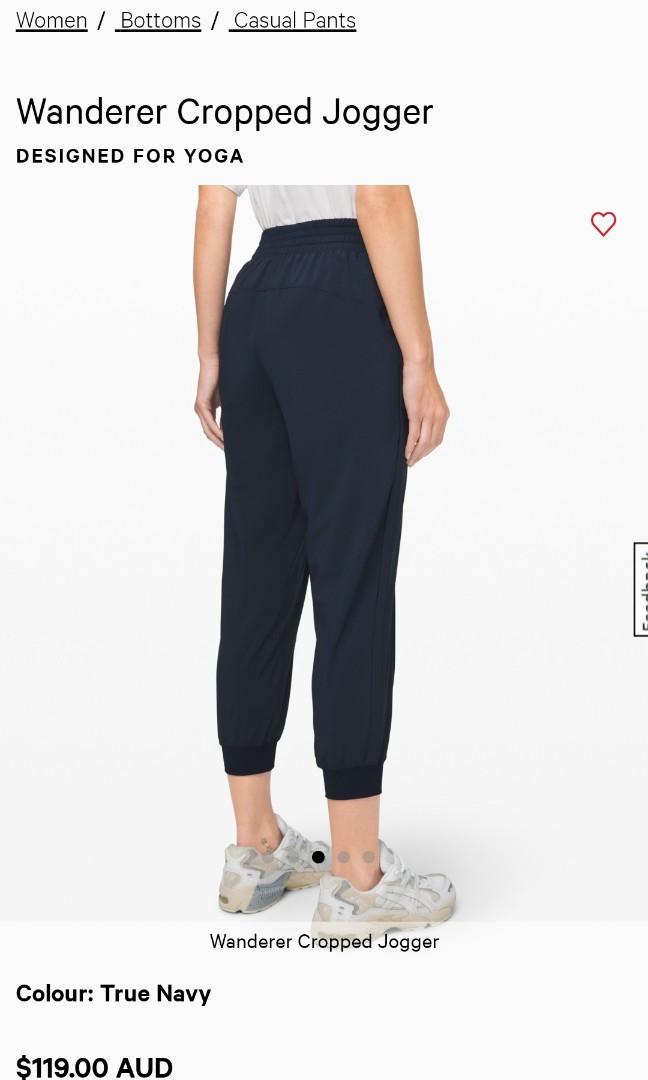 Lululemon wanderer cropped jogger shop