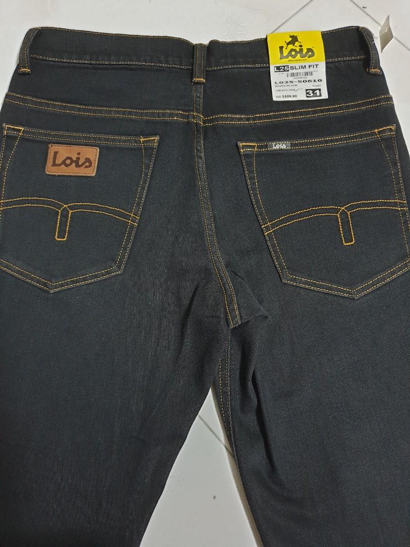 Brand New Black Lois jeans, Men's Fashion, Bottoms, Jeans on Carousell