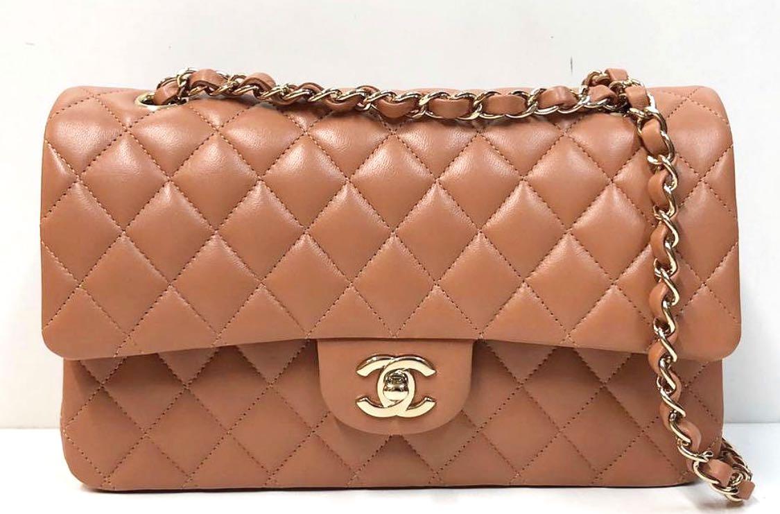 chanel classic flap caramel
