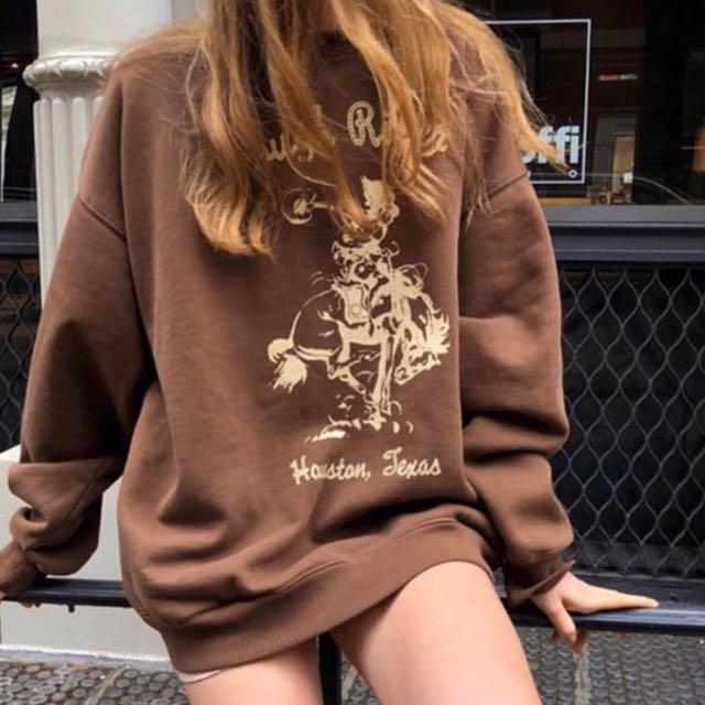 Rough rider brandy melville sweatshirt Clearance