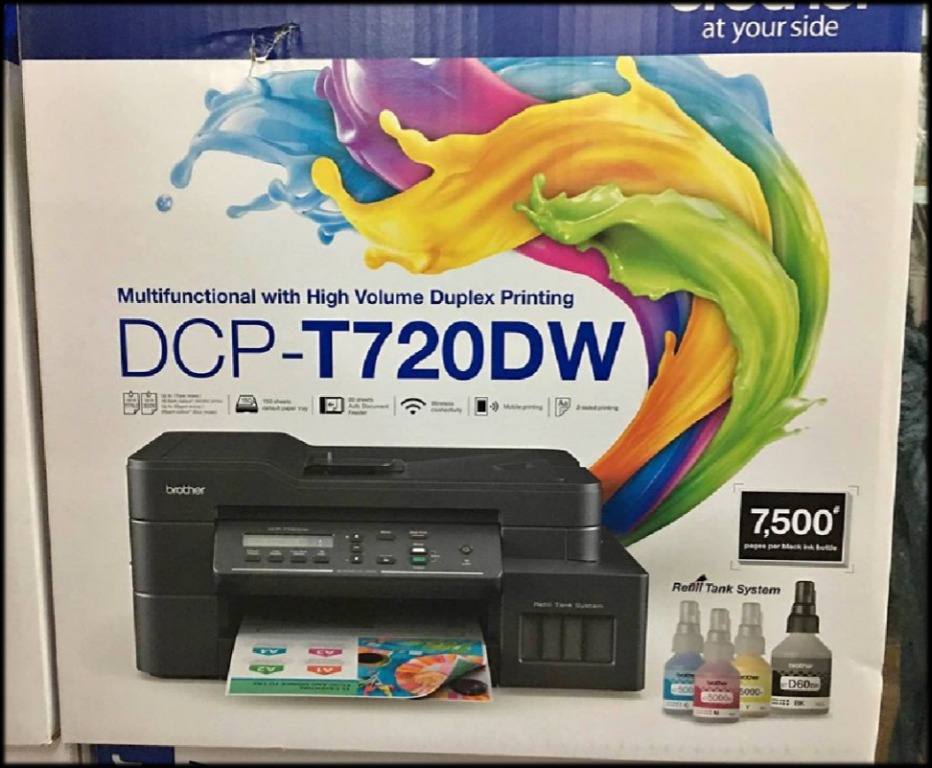 Brother dcp t720dw all in one duplex ink tank printer t720 720 