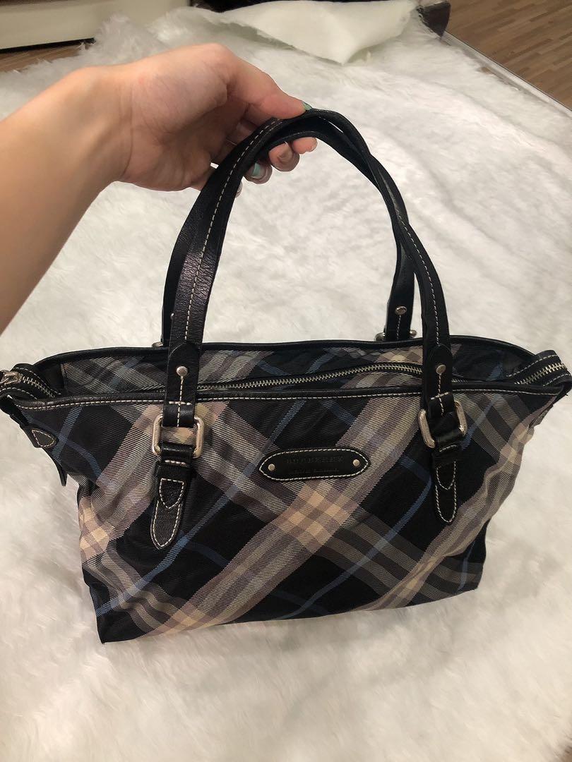 Burberry blue new arrivals label nova check