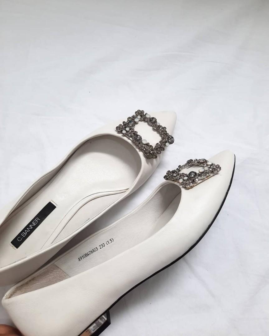 Banner Flatshoes, Fesyen Wanita, Sepatu di Carousell