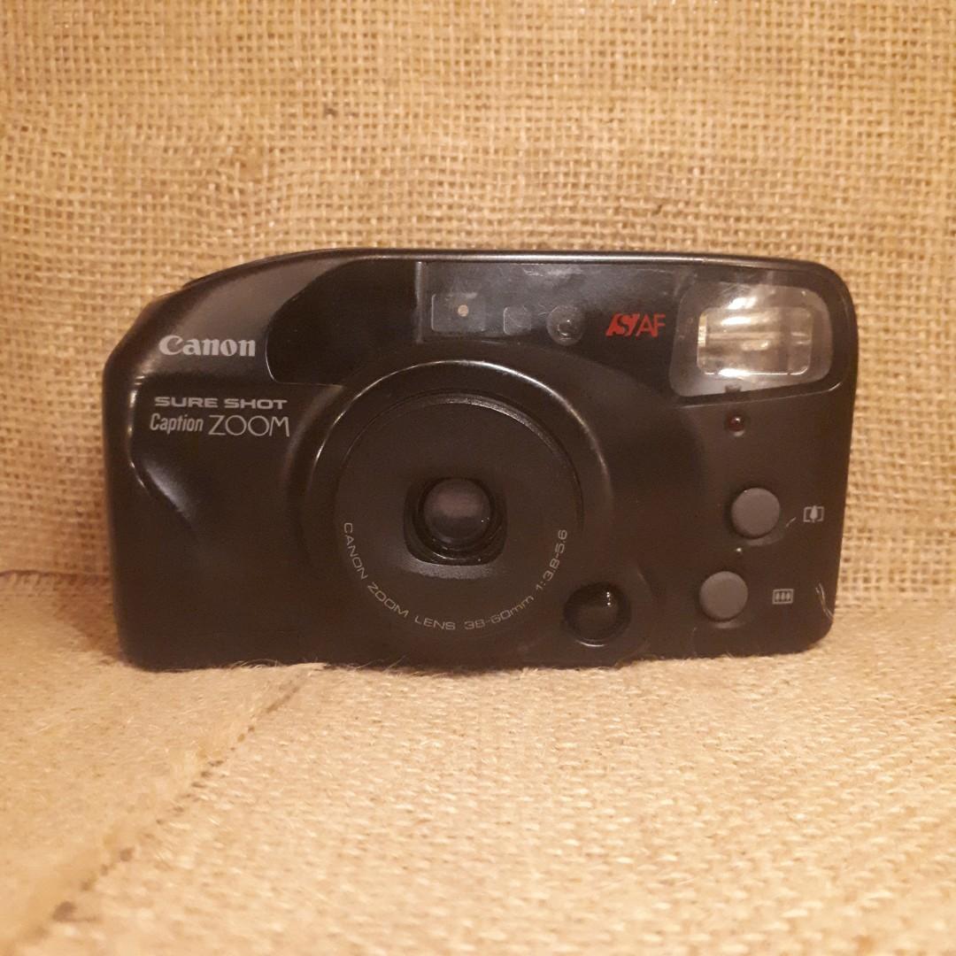 canon sure shot caption zoom