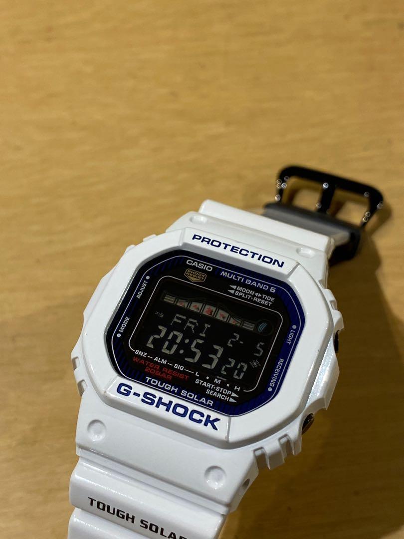 G shock solar store white
