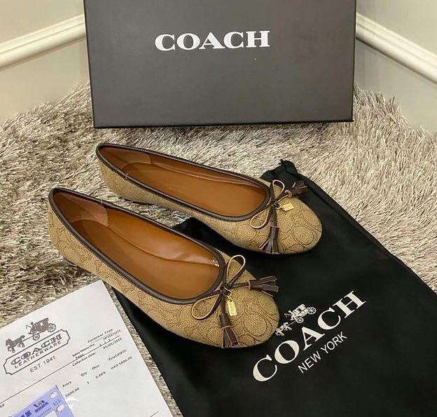 COACH FLAT SHOES BESTSELLER FOR SALE NEW Fesyen Wanita Sepatu