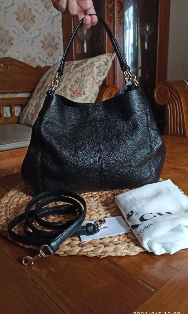 Coach lexy black discount