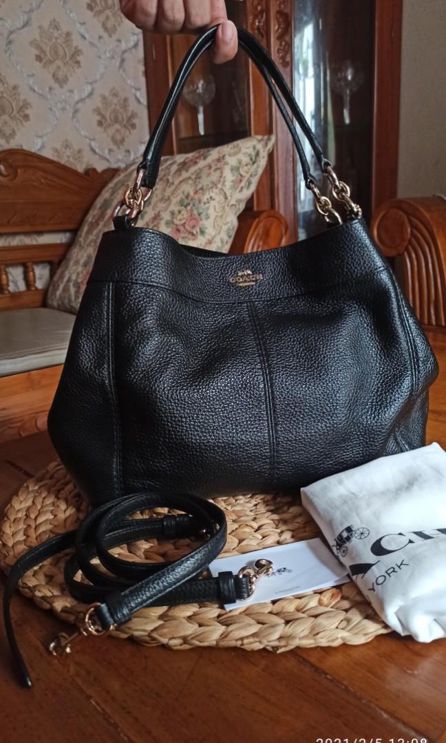 Coach lexy black on sale