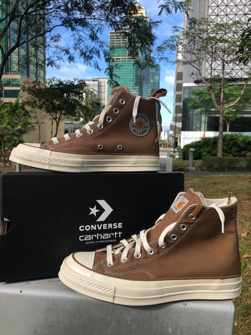 Converse Brown Leather Chuck 70 Hi Sneakers Converse