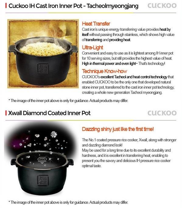 Cuckoo Rice cooker pressure cooker 10 cups