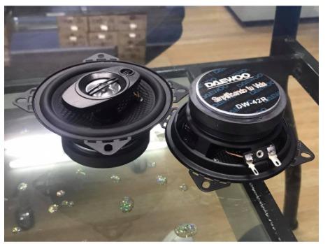 DAEWOO 4" CAR SPEAKER 200W (PAIR) HEAVY MAGNET (Category: Soundbars, Speakers & Amplifiers) located in Manila. Submitted by sdfsolutions (Listing ID 1067702725, Image 2). Description: DAEWOO 4" CAR SPEAKER 200W (PAIR) HEAVY MAGNET Item is brand new Limited stocks on hand Tags: Car speaker Speaker Daewoo .