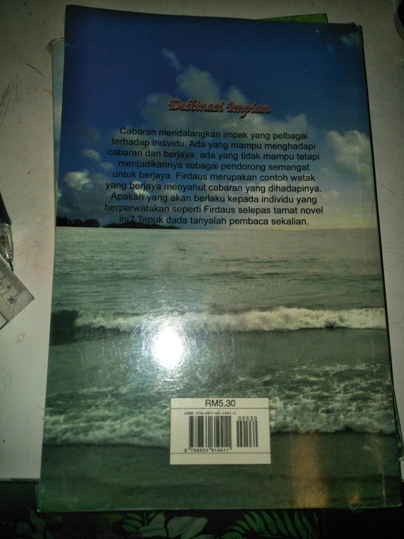 novel destinasi impian tingkatan 1