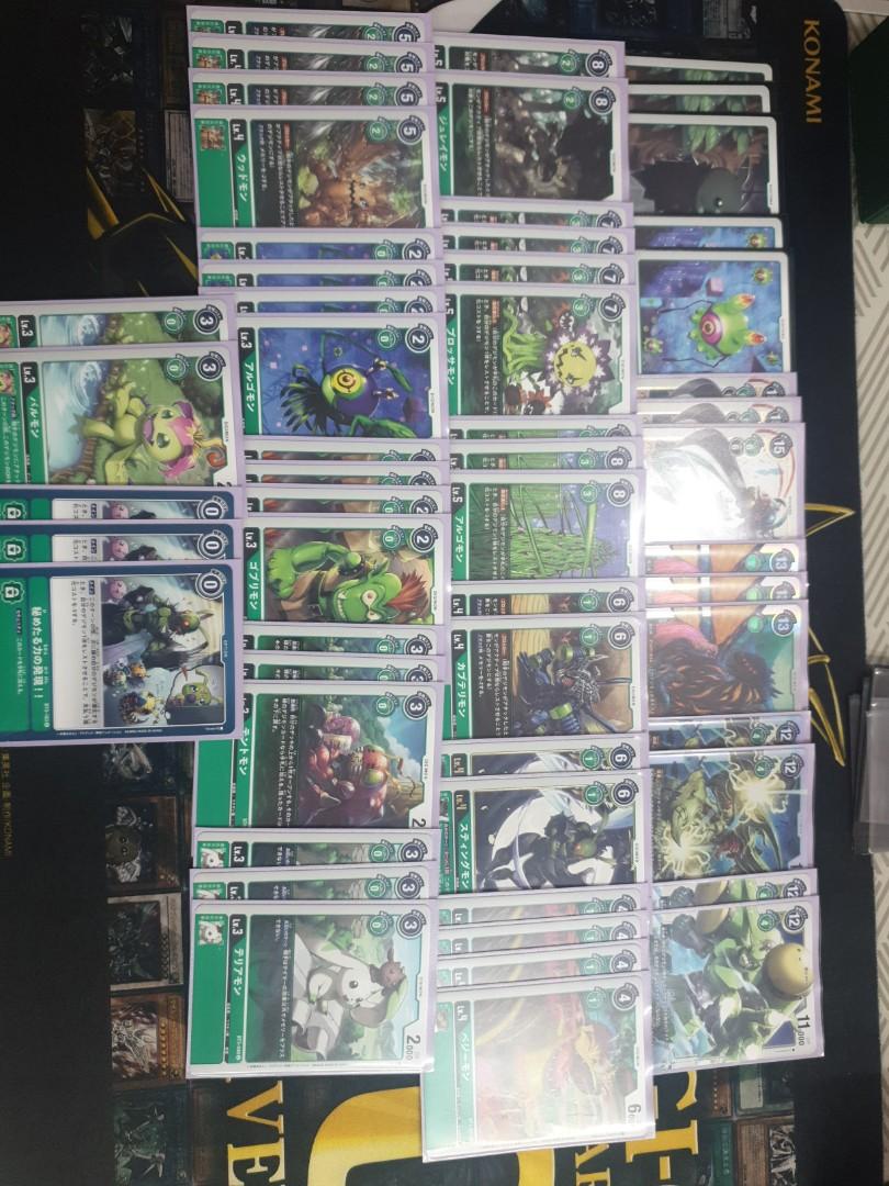 Digimon Green Digiburst Deck Hobbies Toys Toys Games On Carousell